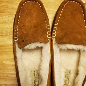 Koolaburra by Ugg Tan Women’s Suede Moccasin Slipper